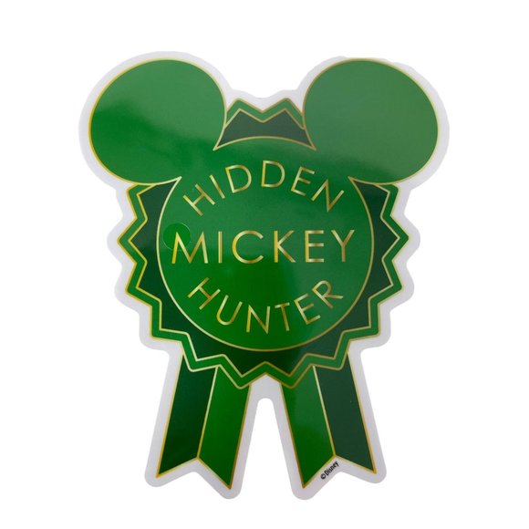 Disney Parks Hidden Mickey Hunter Rope Drop Regular Stickers Set 2 Purple Green - Picture 2 of 6